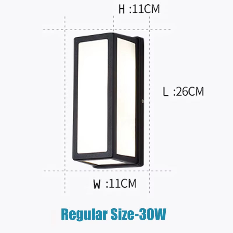 LED Waterproof Motion Sensor Outdoor Wall Light - IP65 Rated Garden and Street Lighting Solution
