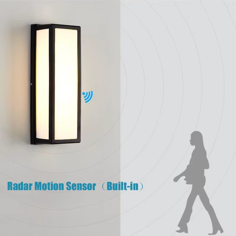 LED Waterproof Motion Sensor Outdoor Wall Light - IP65 Rated Garden and Street Lighting Solution