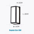 LED Waterproof Motion Sensor Outdoor Wall Light - IP65 Rated Garden and Street Lighting Solution