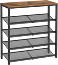 5-Tier Industrial Shoe Rack and Storage Shelves