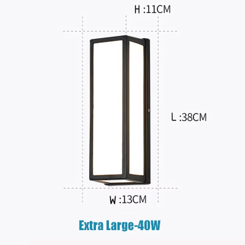 LED Waterproof Motion Sensor Outdoor Wall Light - IP65 Rated Garden and Street Lighting Solution